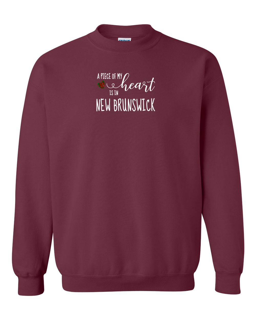 A piece of my Heart Tartan NB Crewneck Sweatshirt - Unisex