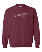 NB Girl Tartan Heart Crewneck Sweatshirt - Unisex