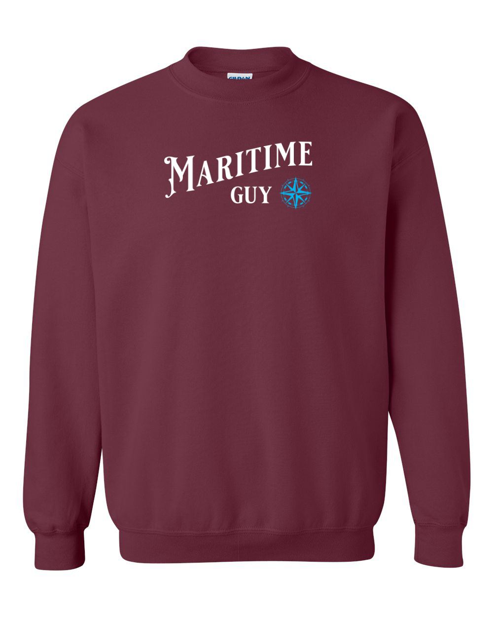 Maritime Guy Blue Crewneck Sweatshirt - Unisex