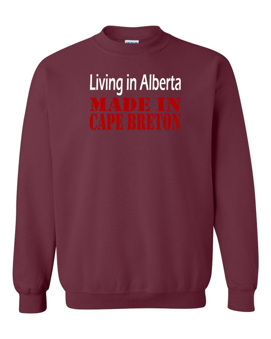 Living Alberta Made in Cape Breton Full Crewneck Sweatshirt