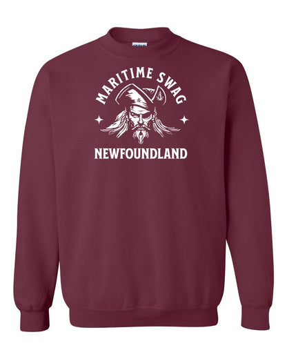 Maritime Swag Newfoundland Pirate Full Crewneck Sweatshirt