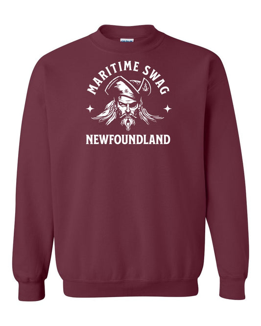 Maritime Swag Newfoundland Pirate Full Crewneck Sweatshirt
