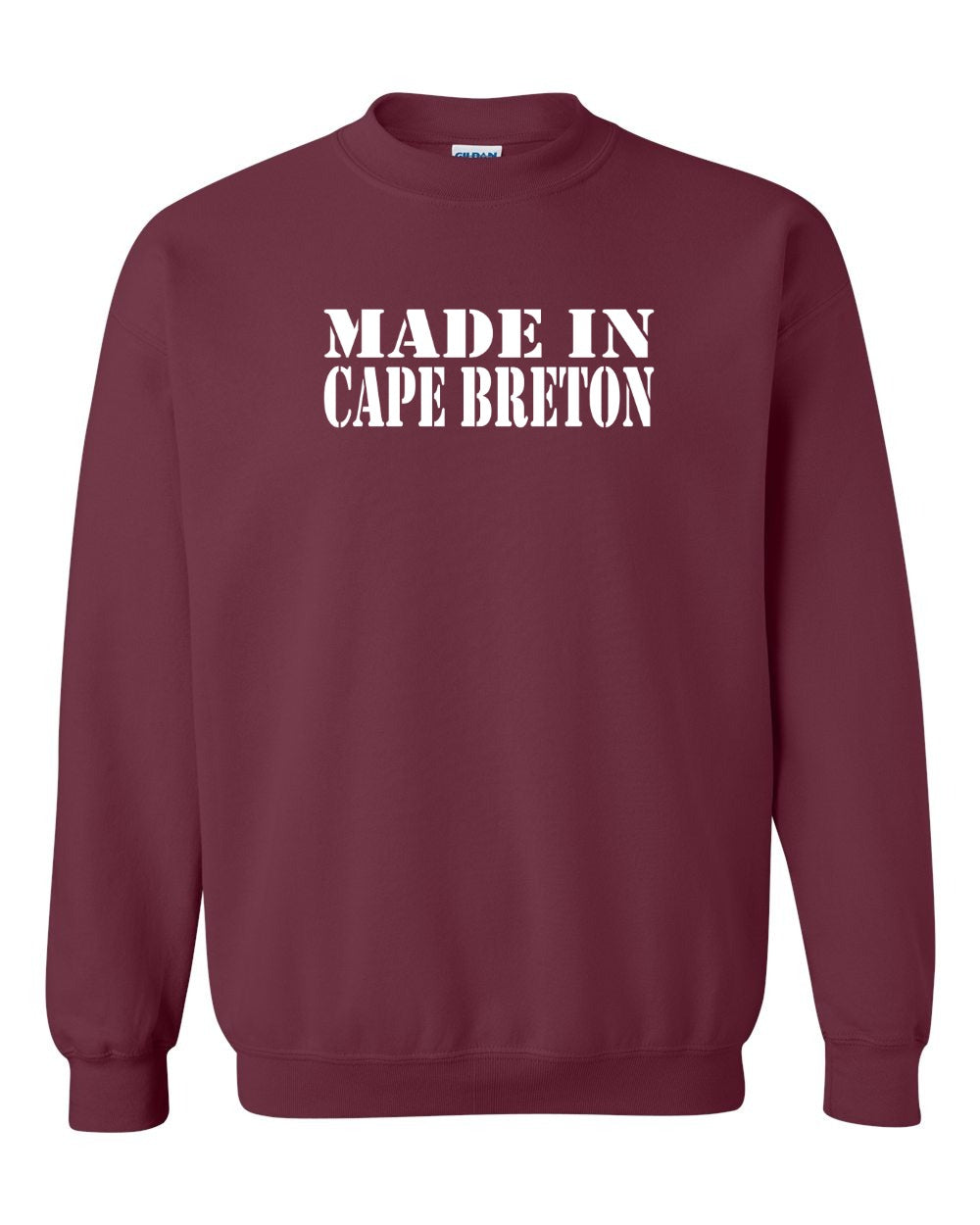 Made In Cape Breton White Full Crewneck Sweatshirt