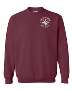 Maritime Swag NS Compass Left Chest and Back Crewneck Sweatshirt - Unisex