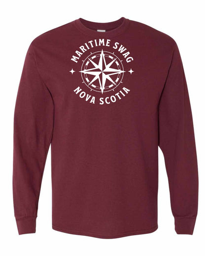 Maritime Swag Nova Scotia Compass Full Long Sleeve Tee