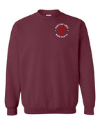 Maritime Swag NS White Lettering Mandala Red Lobster Left Chest Crewneck Sweatshirt - Unisex