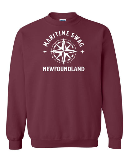 Maritime Swag Newfoundland Compass Full Crewneck Sweatshirt