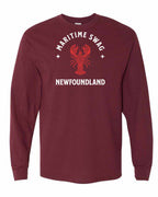 Maritime Swag NFLD Mandala Red Lobster Long Sleeve - Unisex