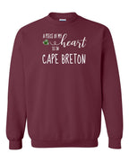 A piece of My heart in CB Tartan Heart Crewneck Sweatshirt - Unisex
