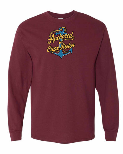 Anchored in Cape Breton (New Design) Full Long Sleeve Tee