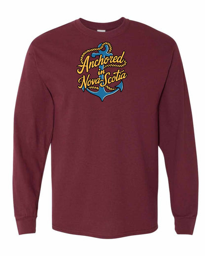 Anchored in Nova Scotia (New Design) Full Long Sleeve Tee