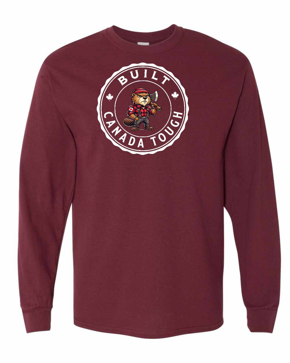 Built Canada Tough Male Beaver Long Sleeve - Gildan Canada (sewn Internationally) - Unisex