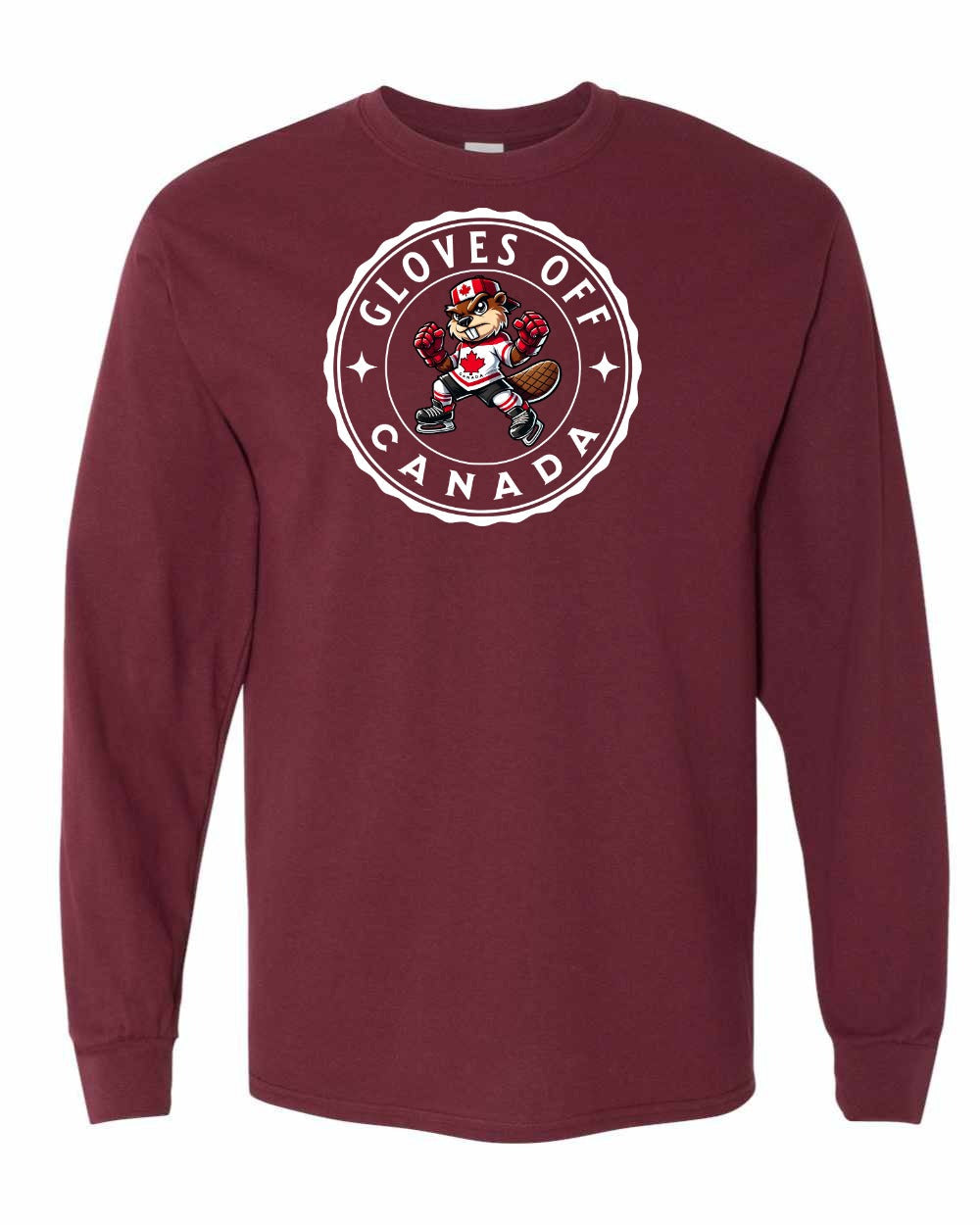 Gloves Off Beaver Long Sleeve - Gildan Canada (sewn Internationally) - Unisex