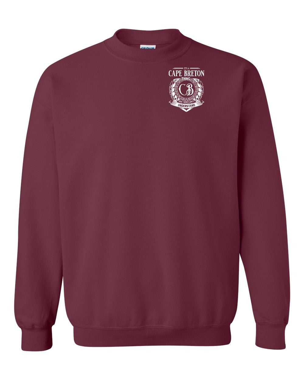 It's  A Cape Breton Thing Left Chest and Back Crewneck Sweatshirt