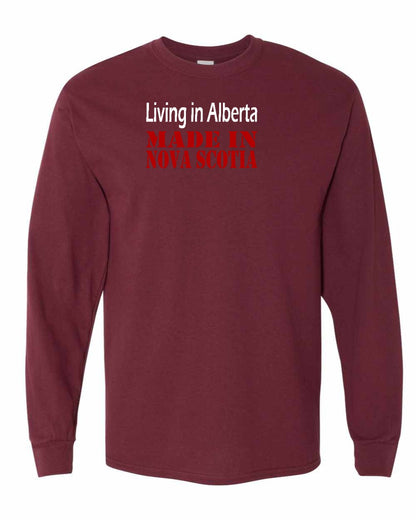 Living Alberta Made in Nova Scotia Full Long Sleeve Tee