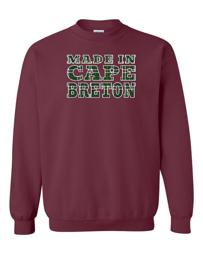 Made In Cape Breton Tartan Full Crewneck Sweatshirt