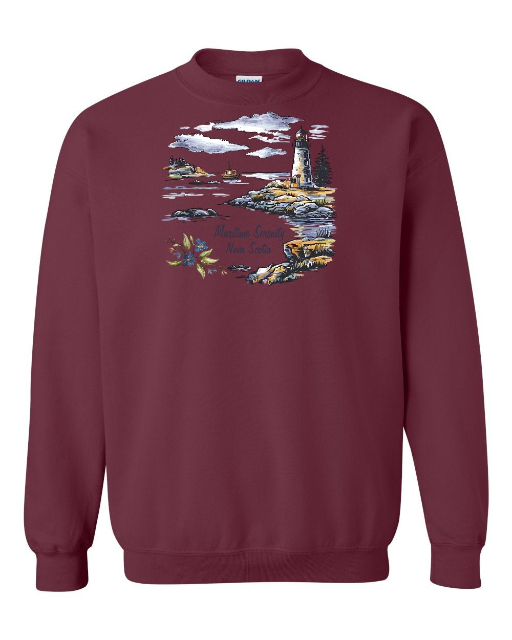 Maritime Serenity Nova Scotia Full crew-neck