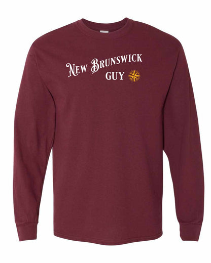 New Brunswick Guy yellow Full Long Sleeve Tee