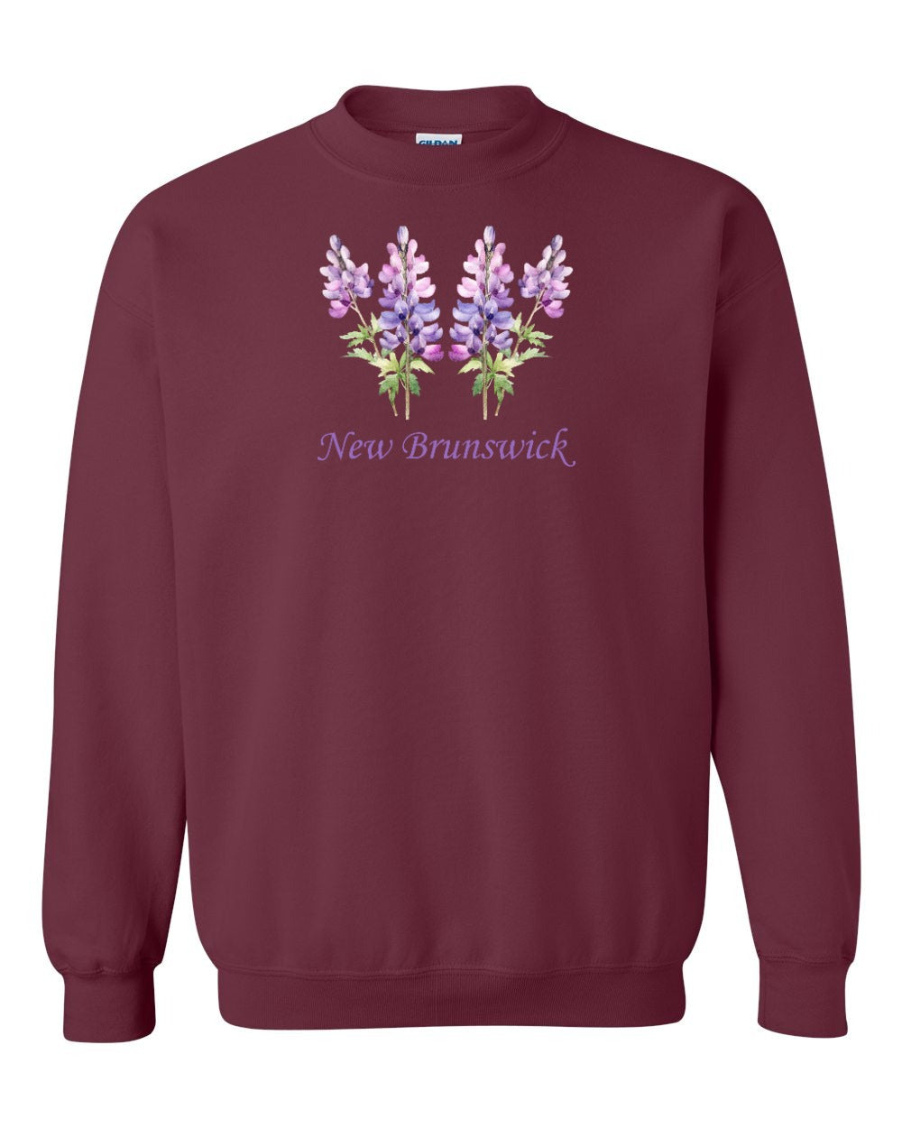 New Brunswick Lupins Full Crewneck Sweatshirt