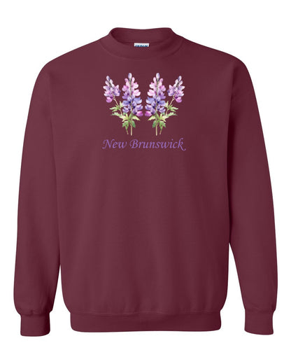 New Brunswick Lupins Full Crewneck Sweatshirt