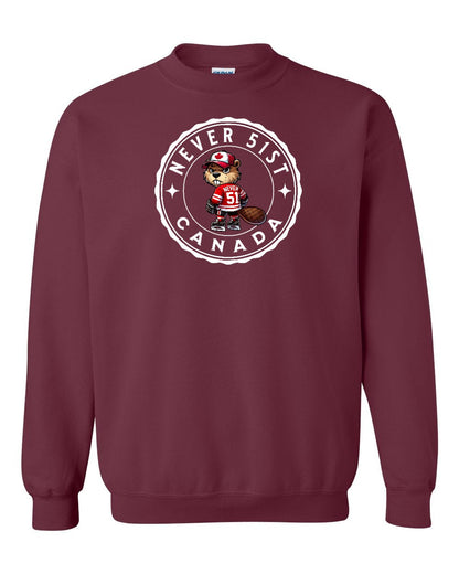 Never 51st Beaver Full Crewneck