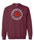 Never 51st Leaf Crewneck Sweatshirt - Gildan Canada (sewn Internationally) - Unisex