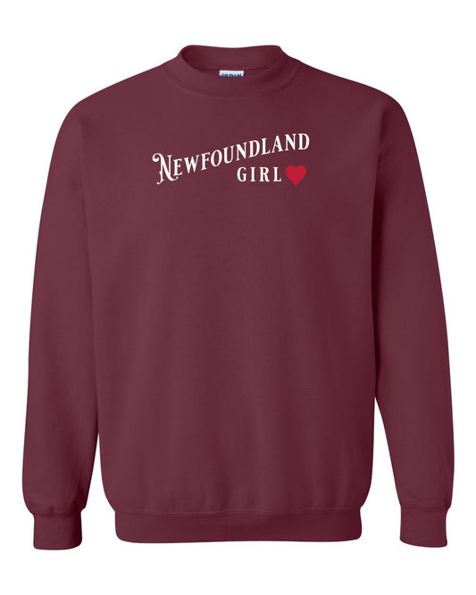 Newfoundland Girl Full Crewneck Sweatshirt