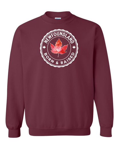 Born and Raised Newfoundland Full Crewneck