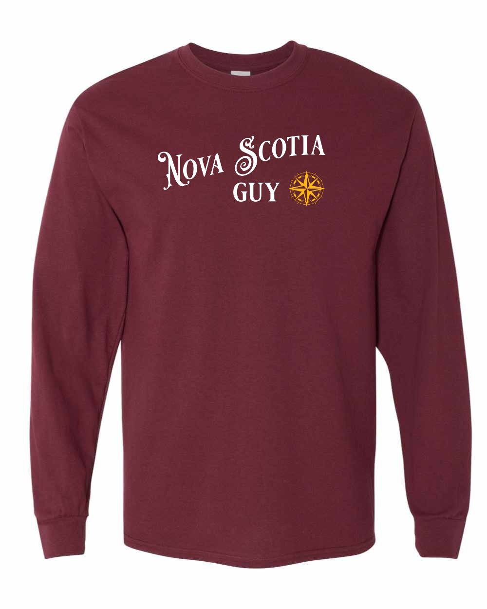 NS Guy Yellow Compass Long Sleeve Tee - Unisex