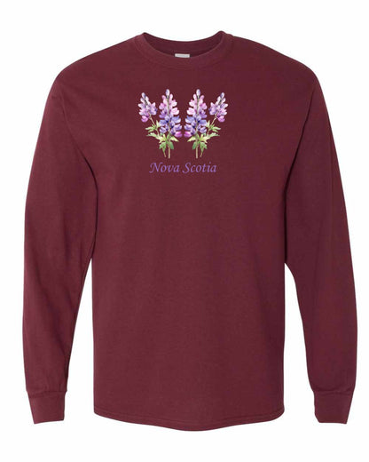 Nova Scotia Lupins Full Long Sleeve Tee