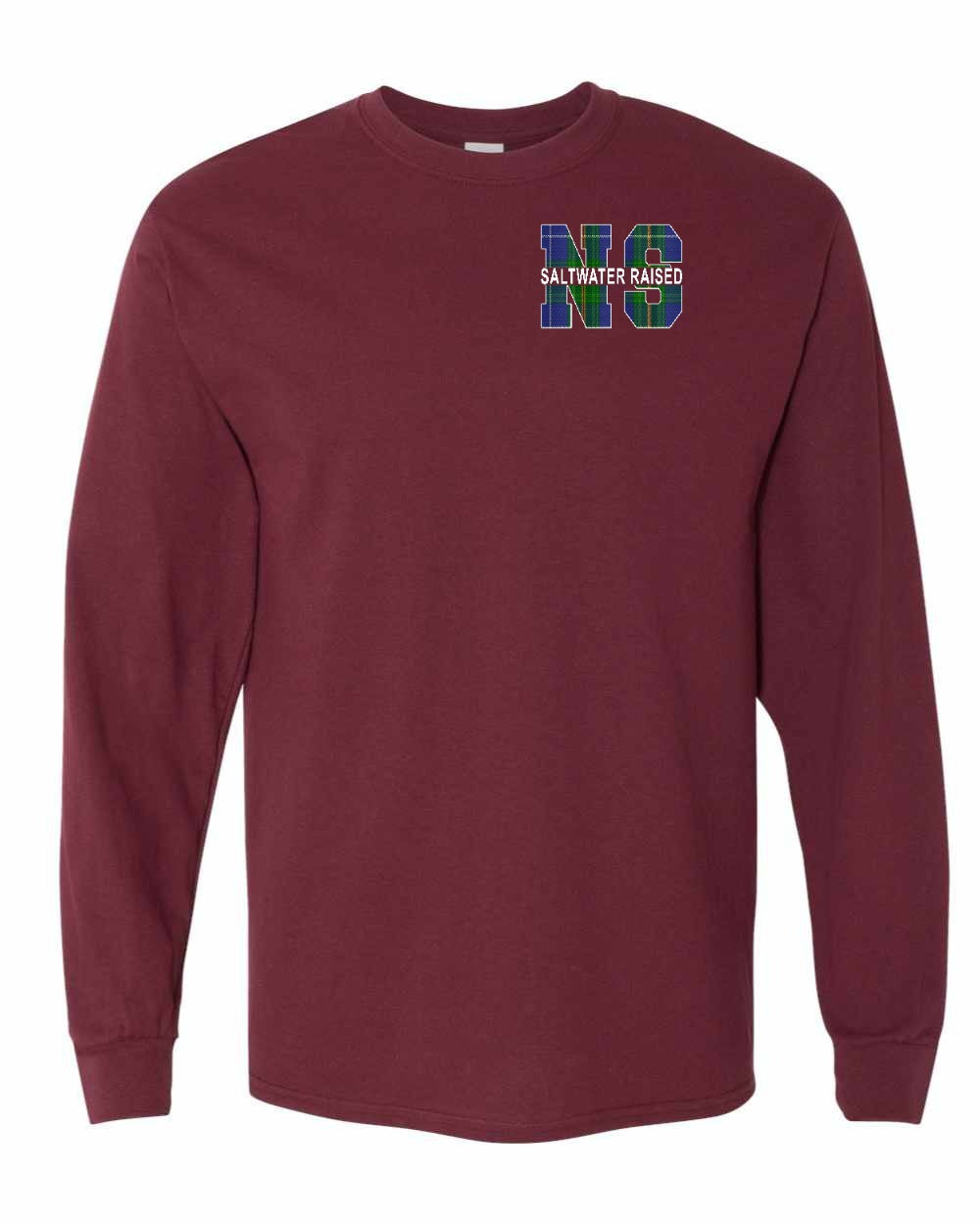 Saltwater Raised NS NS Left Chest Long Sleeve Tee - Unisex