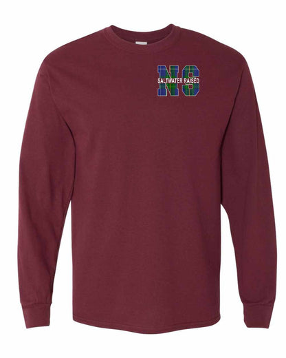 Saltwater Raised Left Chest Long Sleeve Tee