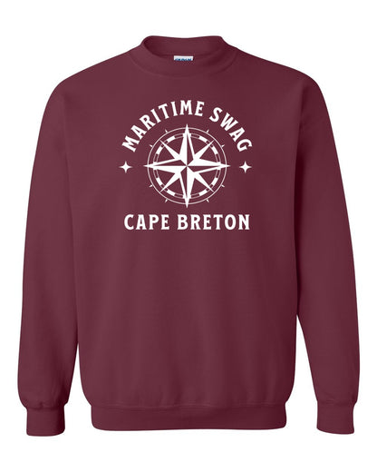 Maritime Swag Cape Breton Compass Full Crewneck Sweatshirt