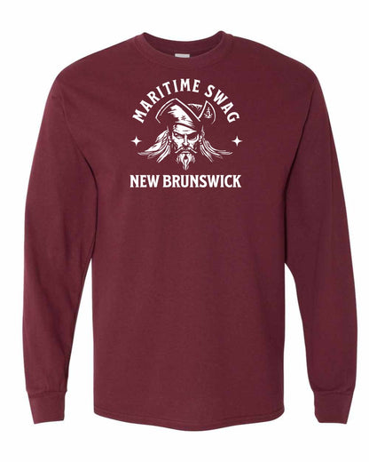 Maritime Swag New Brunswick Pirate Full Long Sleeve Tee