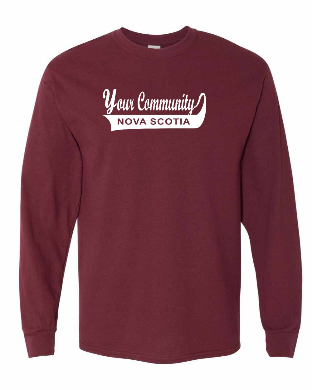 Custom Your Community Swoop (NS) Long Sleeve Tee - Unisex
