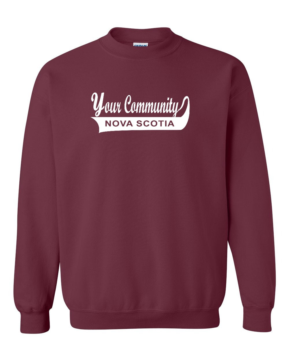 Custom Your Community Swoop (NS) Crewneck Sweatshirt - Unisex