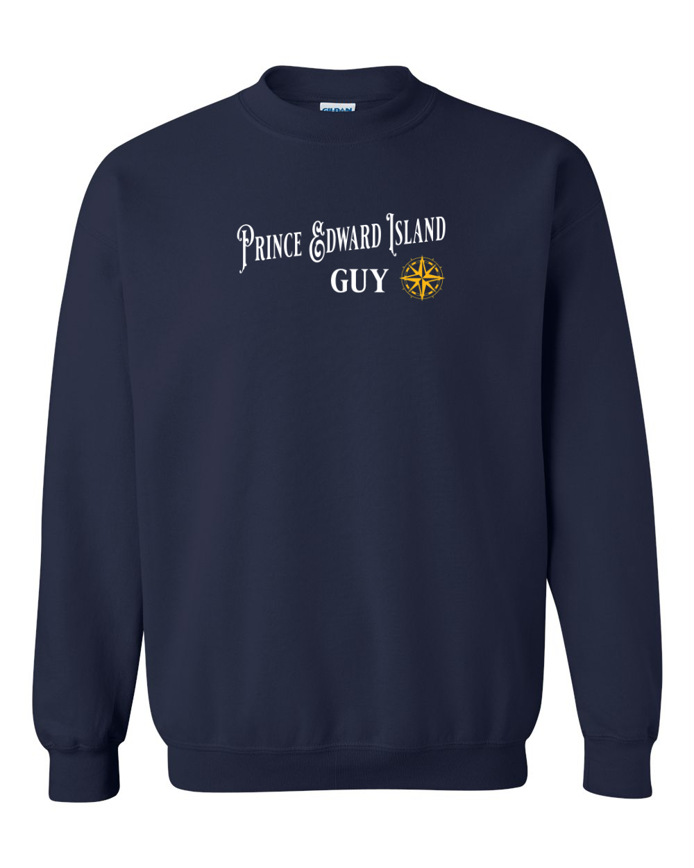 PEI Guy Yellow Compass Crewneck Sweatshirt - Unisex