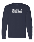 Made In NB ( White Lettering) Long Sleeve Tee - Unisex