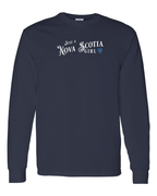 Just a Nova Scotia Girl Tartan Heart Long Sleeve - Unisex