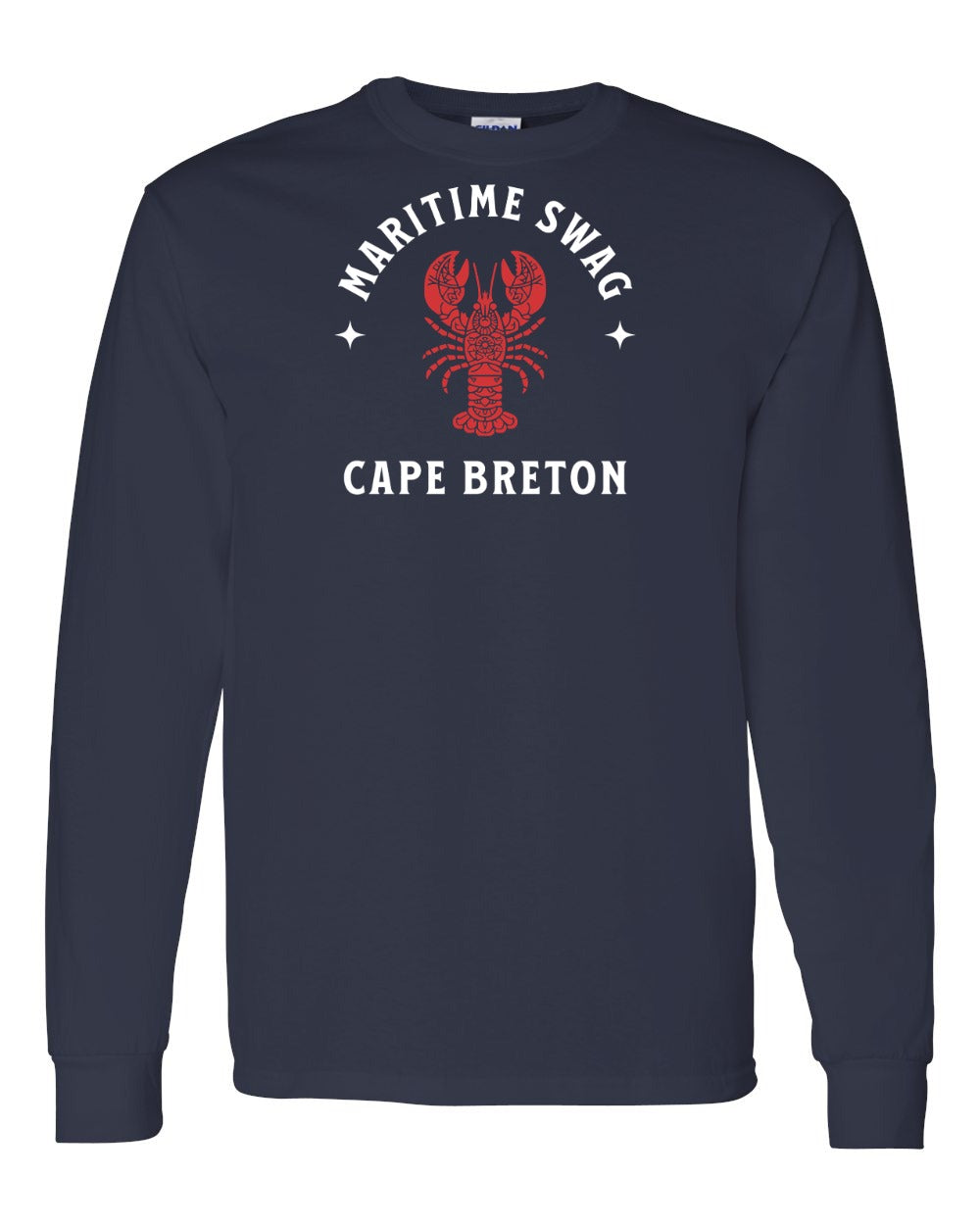 Maritime Swag Cape Breton Mandala Red Lobster Full Long Sleeve Tee