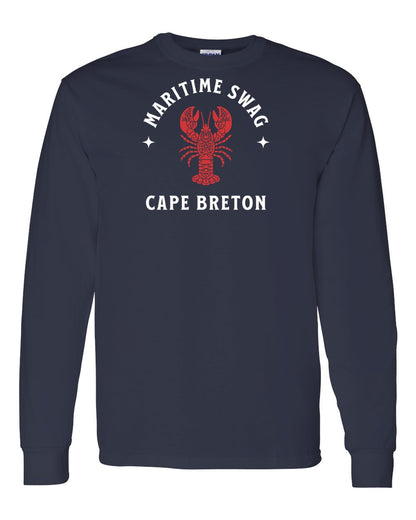 Maritime Swag Cape Breton Mandala Red Lobster Full Long Sleeve Tee