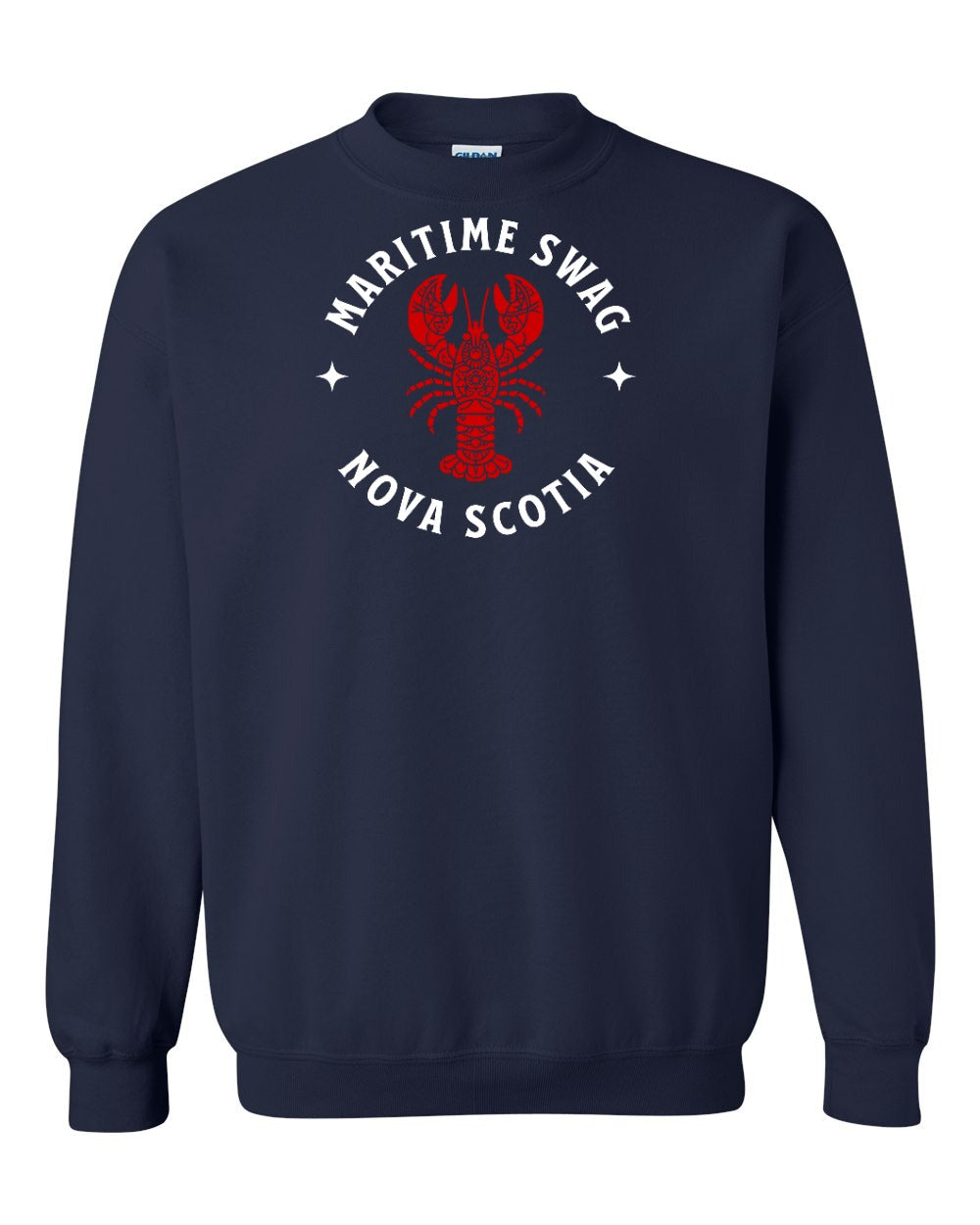 Maritime Swag NS Mandala Red Lobster Crewneck Sweatshirt - Unisex