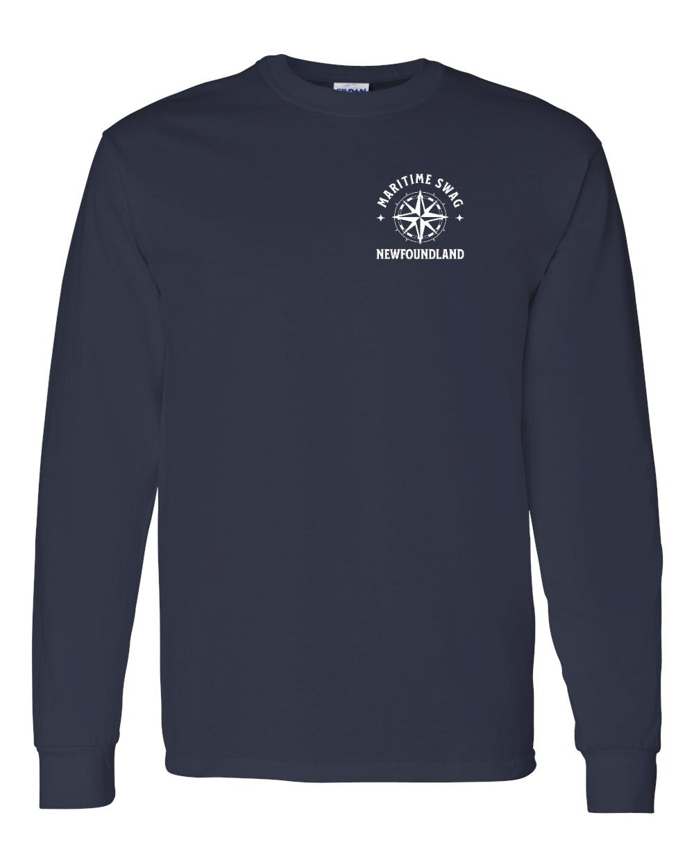 Maritime Swag NFLD Compass Left Chest and Back Long Sleeve - Unisex