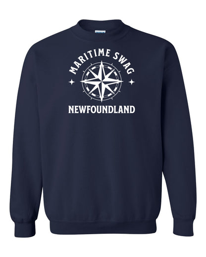 Maritime Swag Newfoundland Compass Full Crewneck Sweatshirt