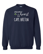 A piece of My heart in CB Tartan Heart Crewneck Sweatshirt - Unisex