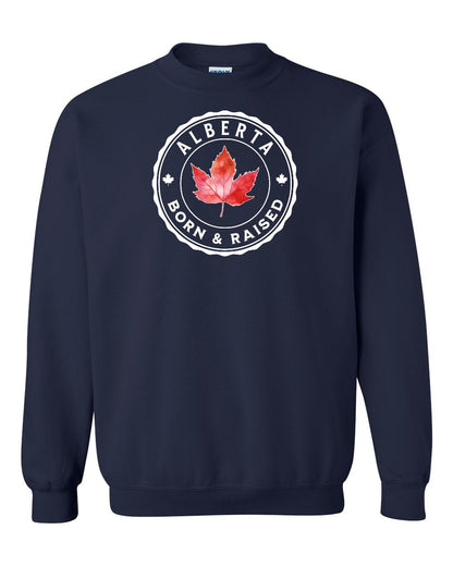Born And Raised Alberta Full Crewneck