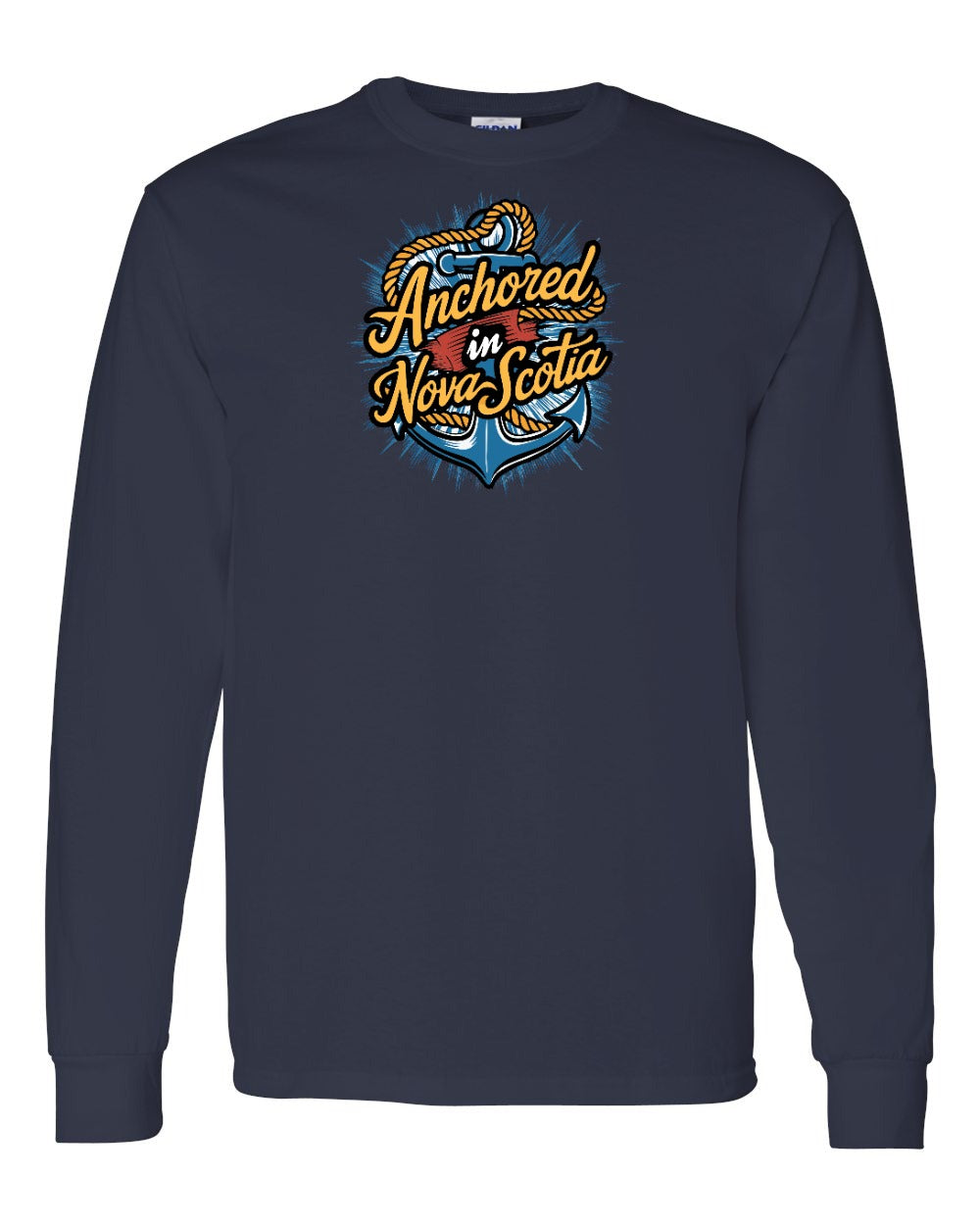 Anchored In Nova Scotia (Old Design) Full Long Sleeve Tee