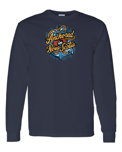 Anchored In Nova Scotia (Old Design) Full Long Sleeve Tee