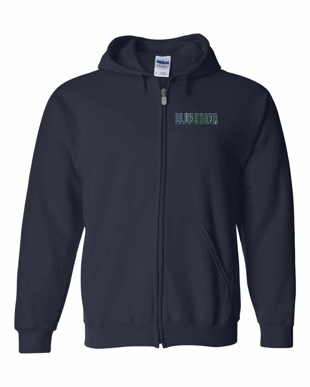 Bluenoser Left Chest and Back Zip Hoodie - Unisex