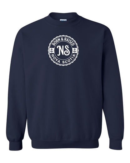 Born & Raised Nova Scotia Full crew-neck